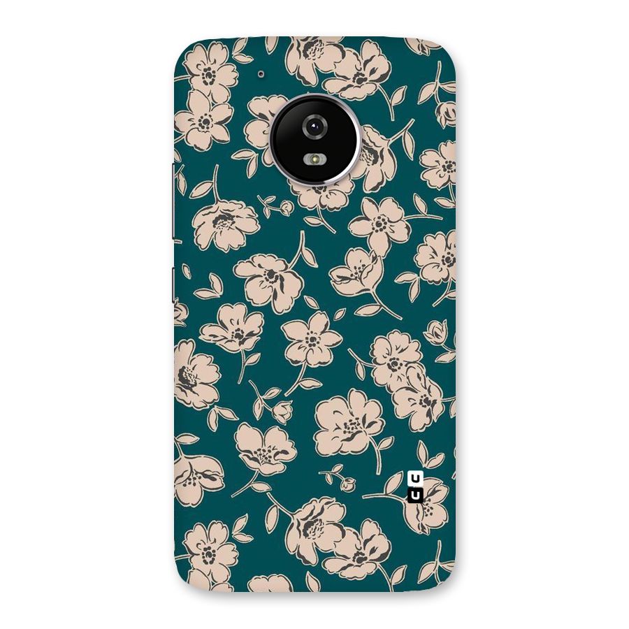 Beauty Green Bloom Back Case for Moto G5