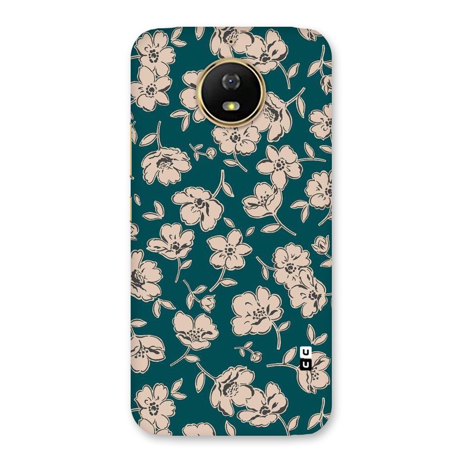 Beauty Green Bloom Back Case for Moto G5s