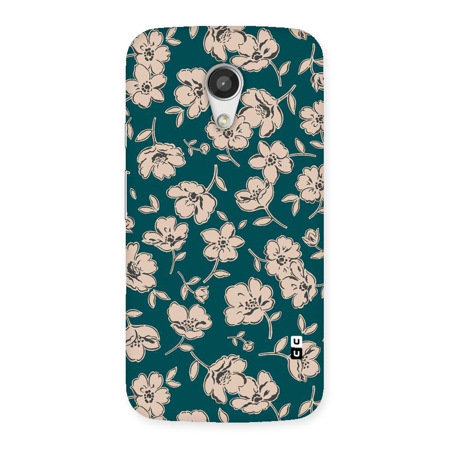 Beauty Green Bloom Back Case for Moto G 2nd Gen
