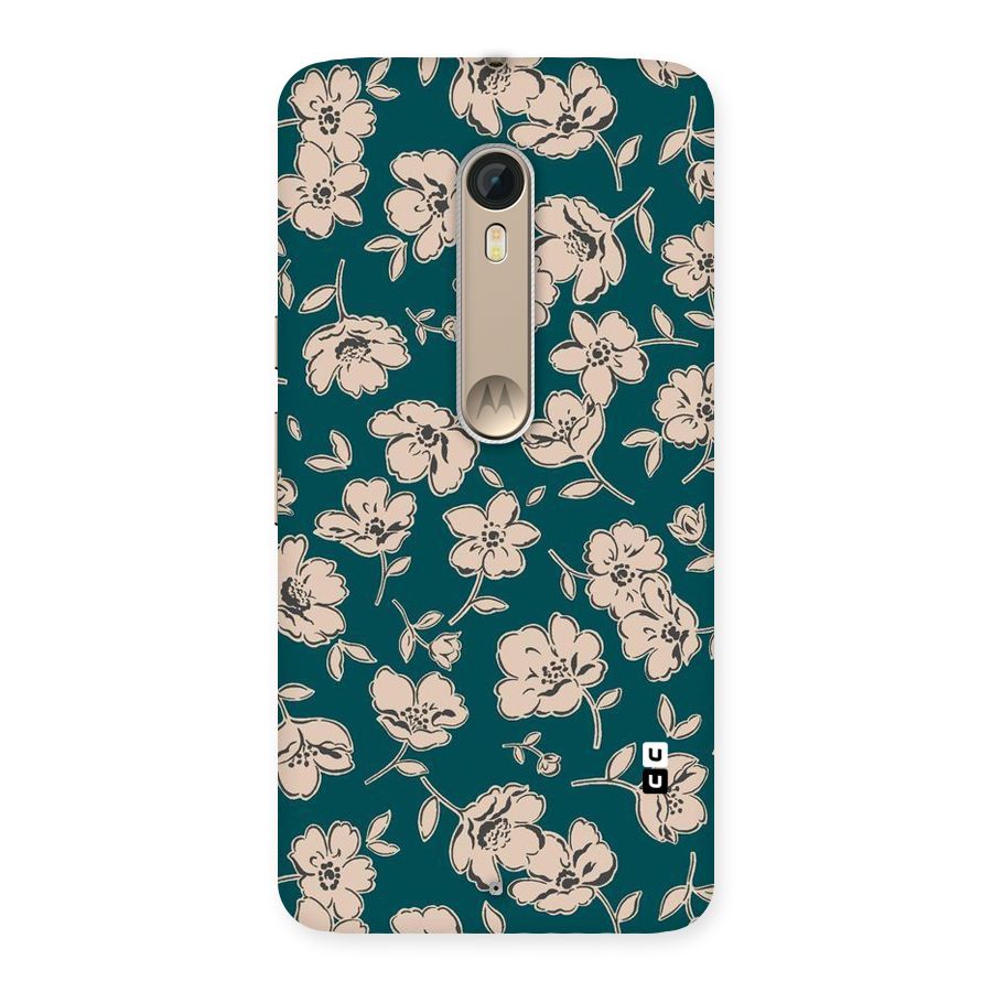 Beauty Green Bloom Back Case for Motorola Moto X Style