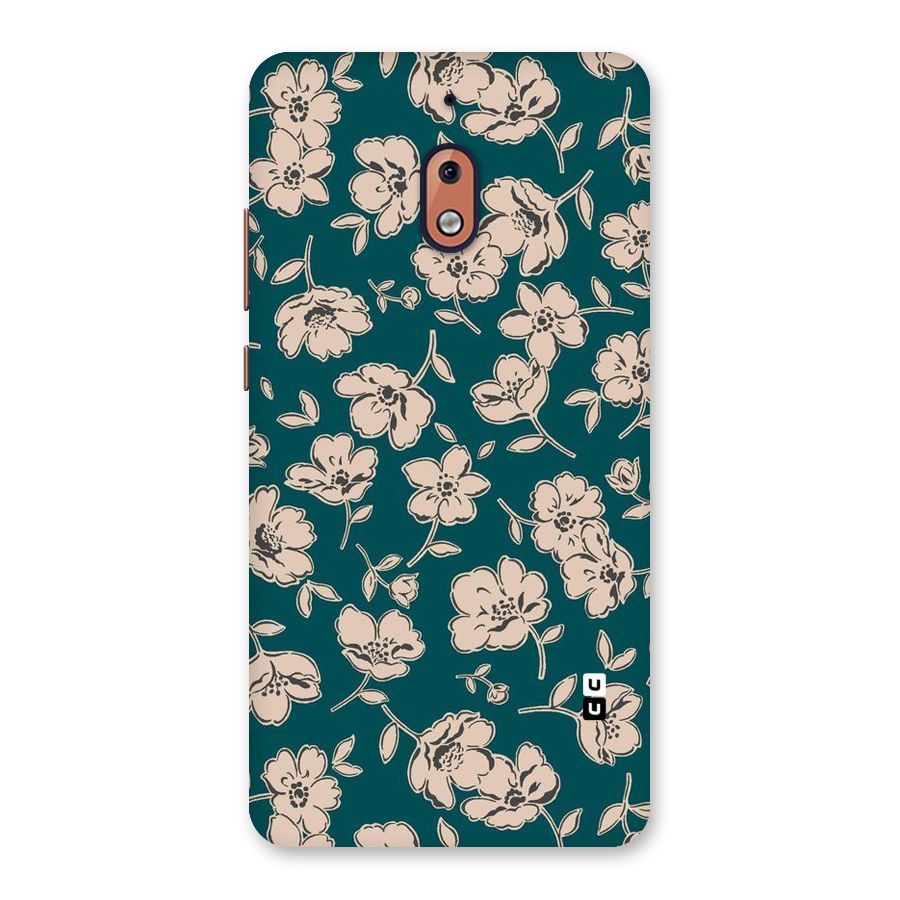 Beauty Green Bloom Back Case for Nokia 2.1