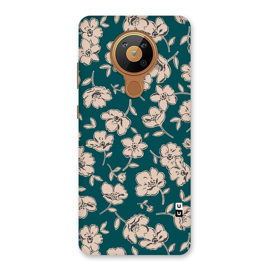 Beauty Green Bloom Back Case for Nokia 5.3