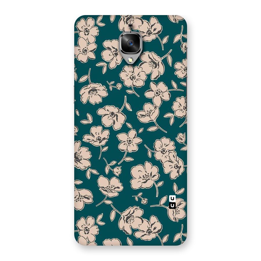Beauty Green Bloom Back Case for OnePlus 3T