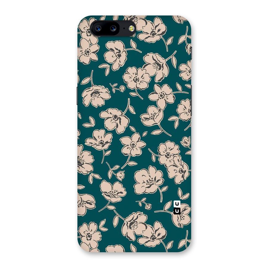 Beauty Green Bloom Back Case for OnePlus 5