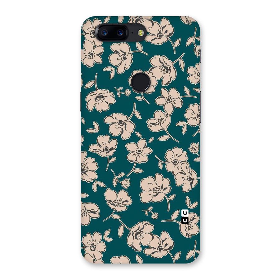 Beauty Green Bloom Back Case for OnePlus 5T