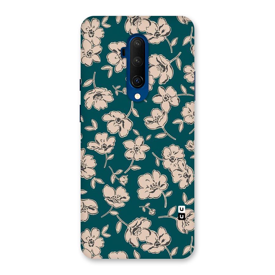 Beauty Green Bloom Back Case for OnePlus 7T Pro