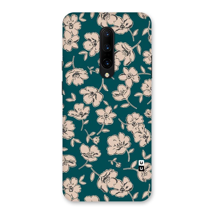 Beauty Green Bloom Back Case for OnePlus 7 Pro