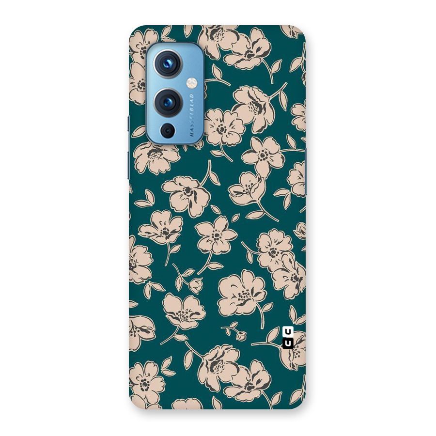 Beauty Green Bloom Back Case for OnePlus 9