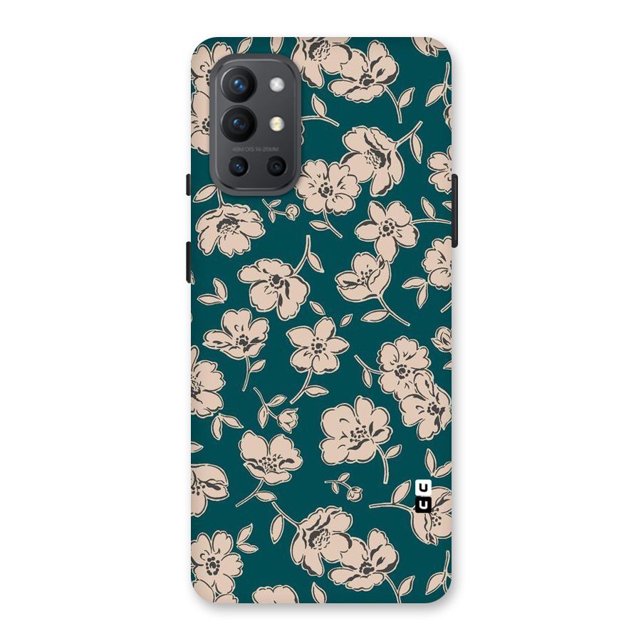 Beauty Green Bloom Back Case for OnePlus 9R