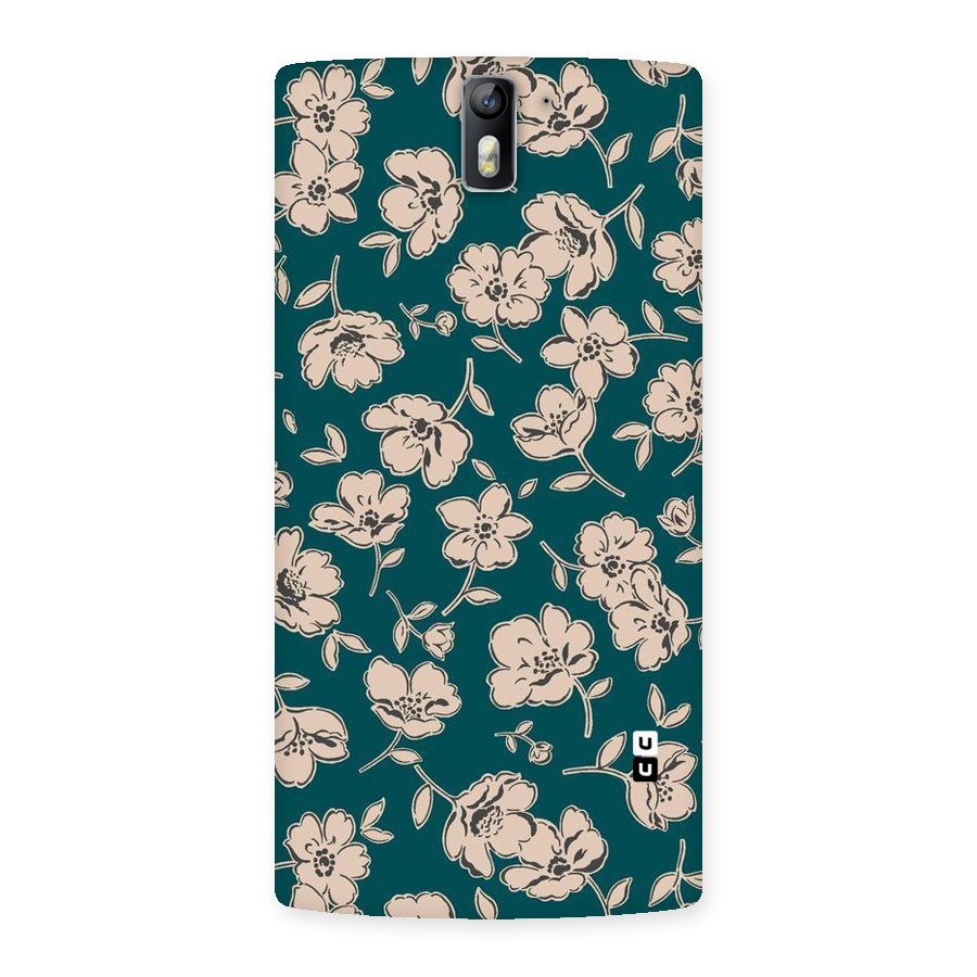 Beauty Green Bloom Back Case for One Plus One