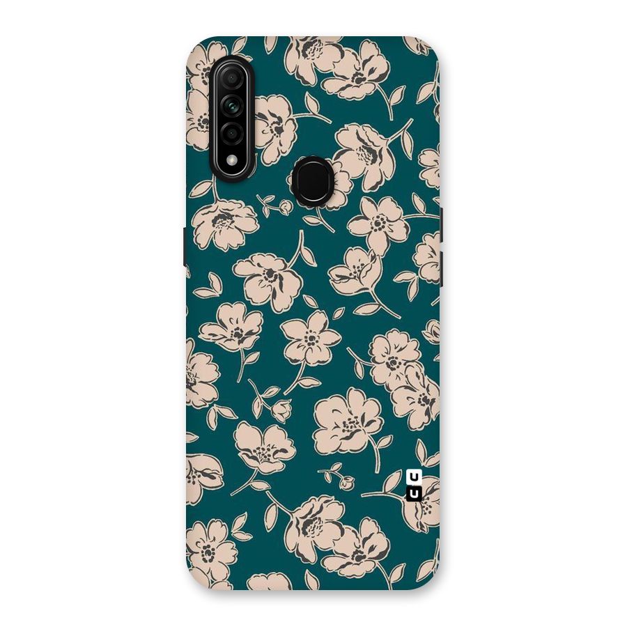 Beauty Green Bloom Back Case for Oppo A31