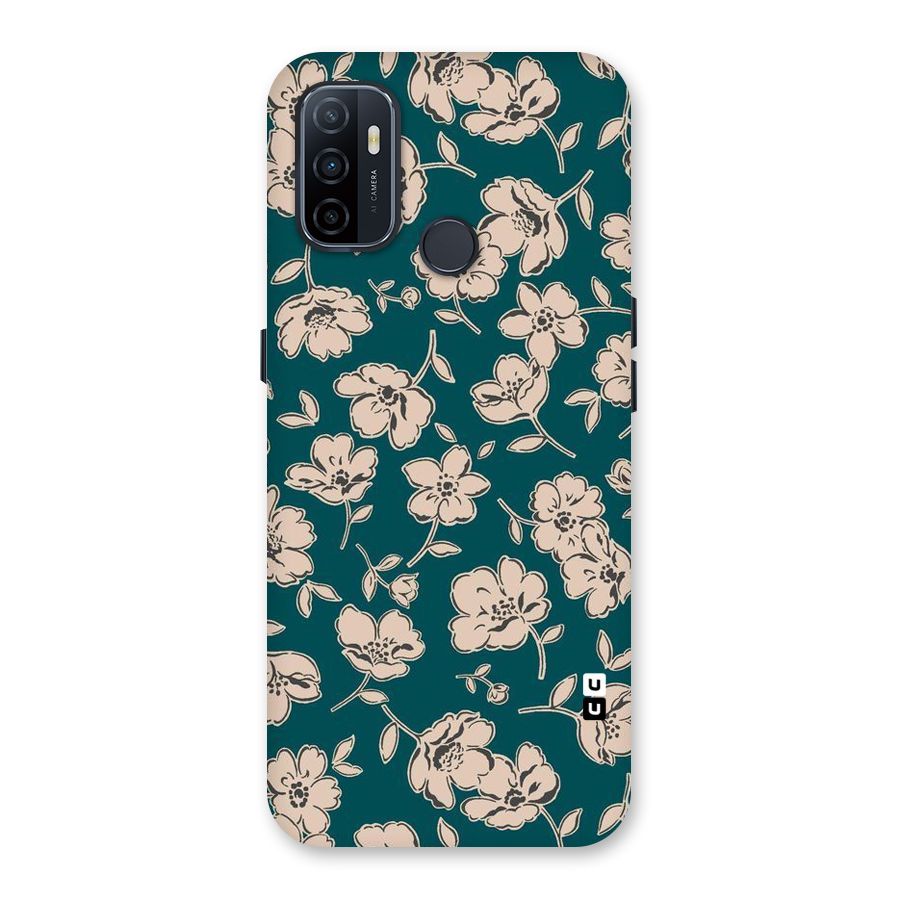Beauty Green Bloom Back Case for Oppo A32