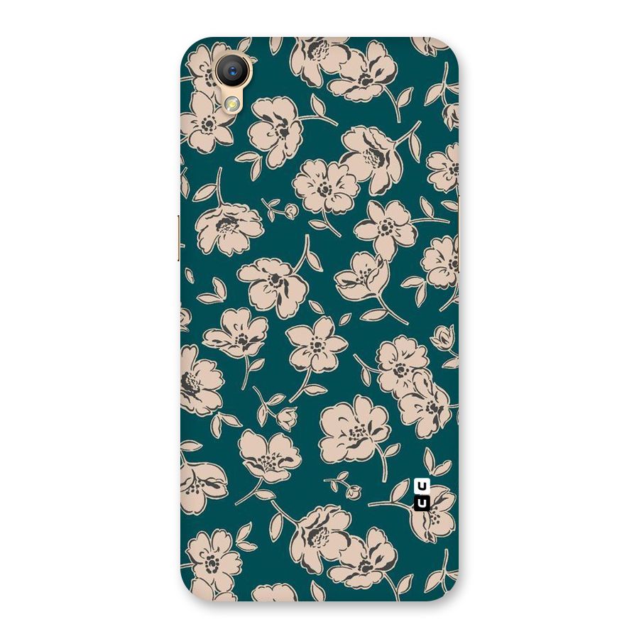 Beauty Green Bloom Back Case for Oppo A37