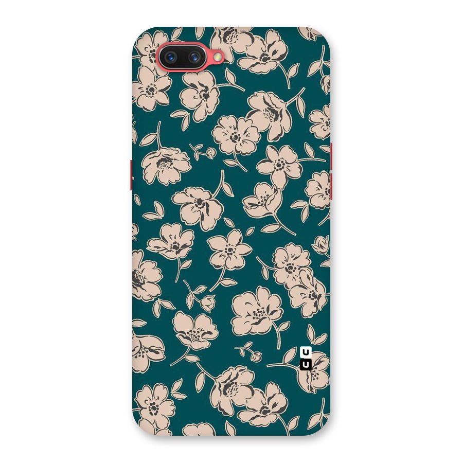 Beauty Green Bloom Back Case for Oppo A3s