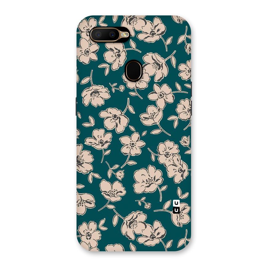 Beauty Green Bloom Back Case for Oppo A5s