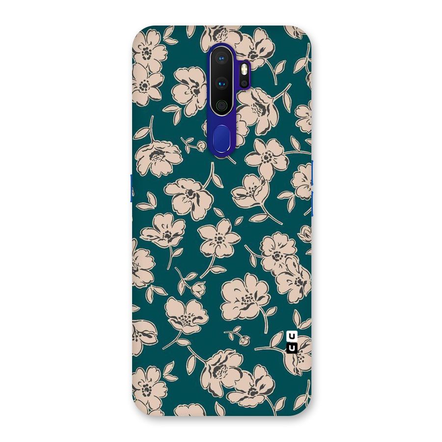 Beauty Green Bloom Back Case for Oppo A9 (2020)