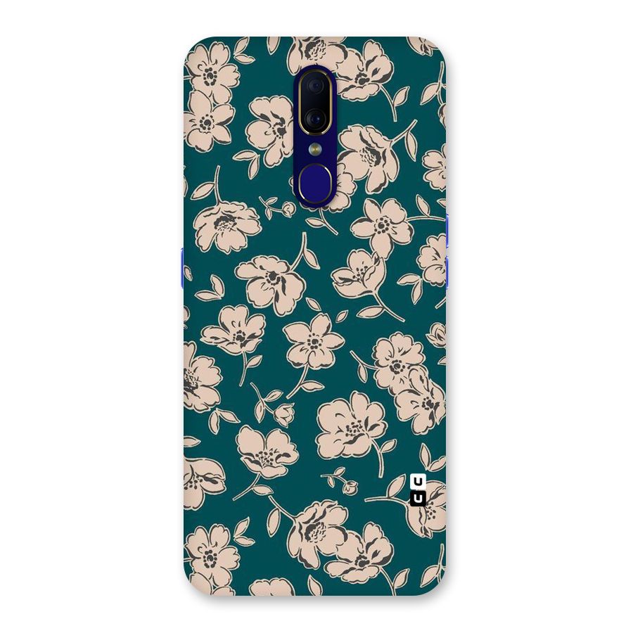 Beauty Green Bloom Back Case for Oppo F11