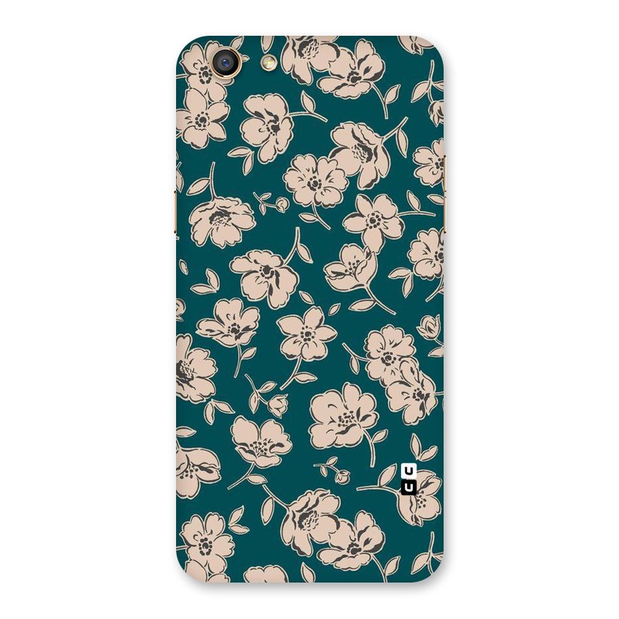 Beauty Green Bloom Back Case for Oppo F3