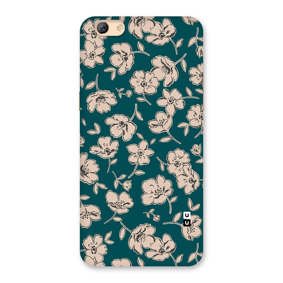 Beauty Green Bloom Back Case for Oppo F3 Plus