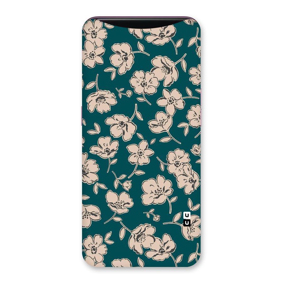 Beauty Green Bloom Back Case for Oppo Find X