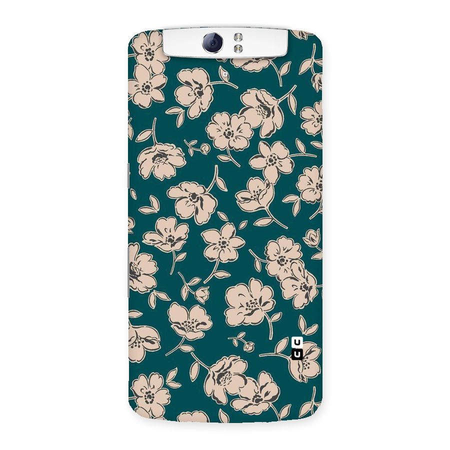 Beauty Green Bloom Back Case for Oppo N1