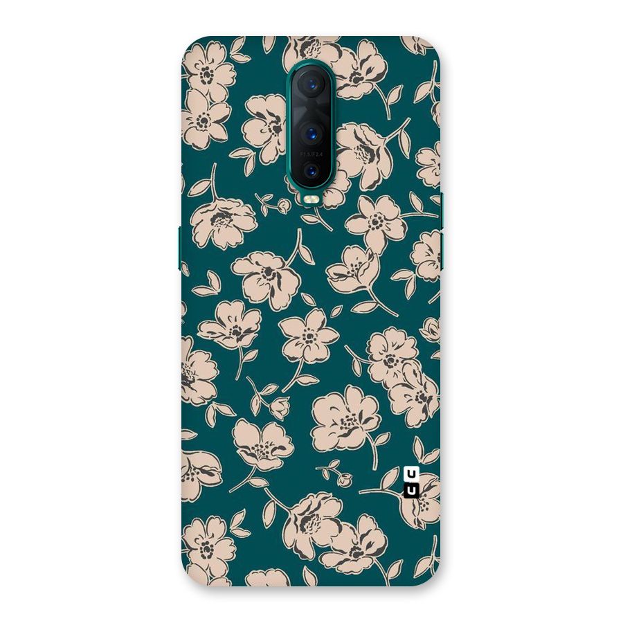 Beauty Green Bloom Back Case for Oppo R17 Pro