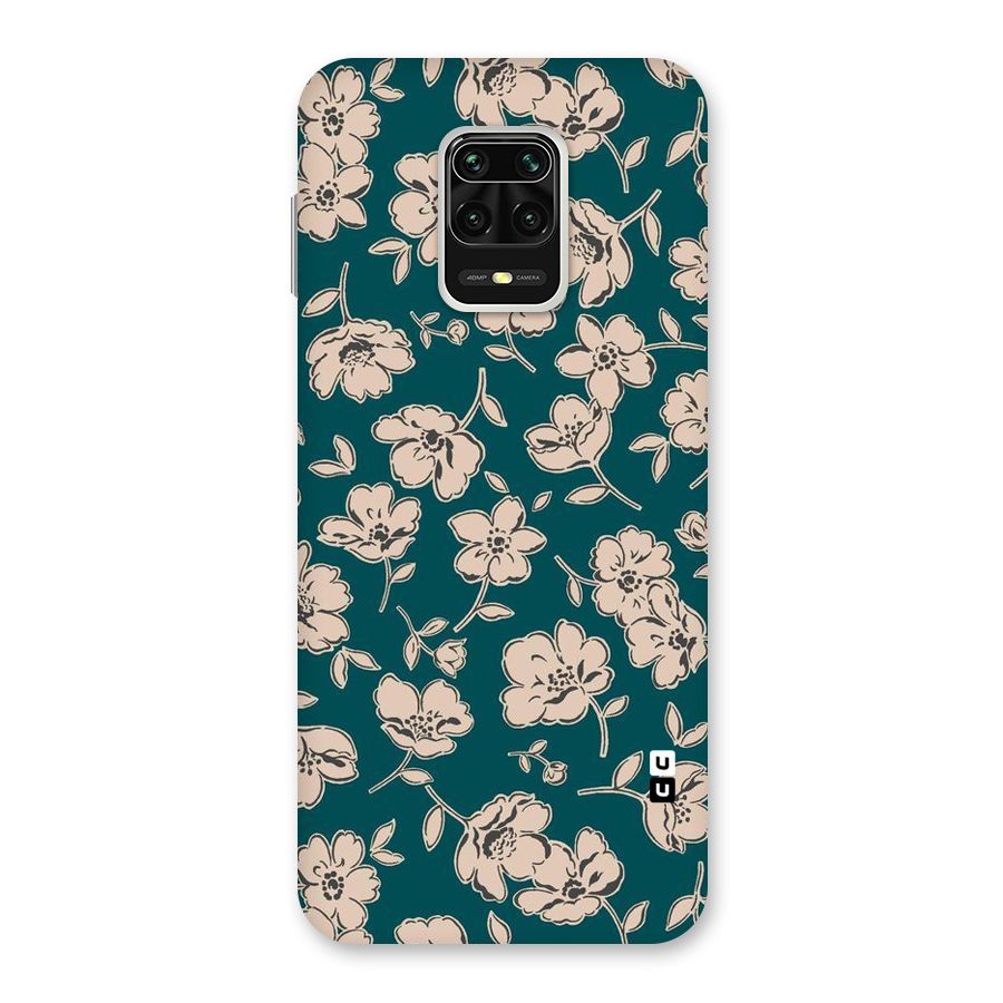 Beauty Green Bloom Back Case for Poco M2 Pro