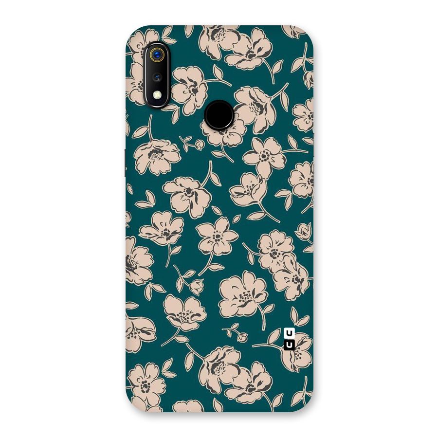 Beauty Green Bloom Back Case for Realme 3