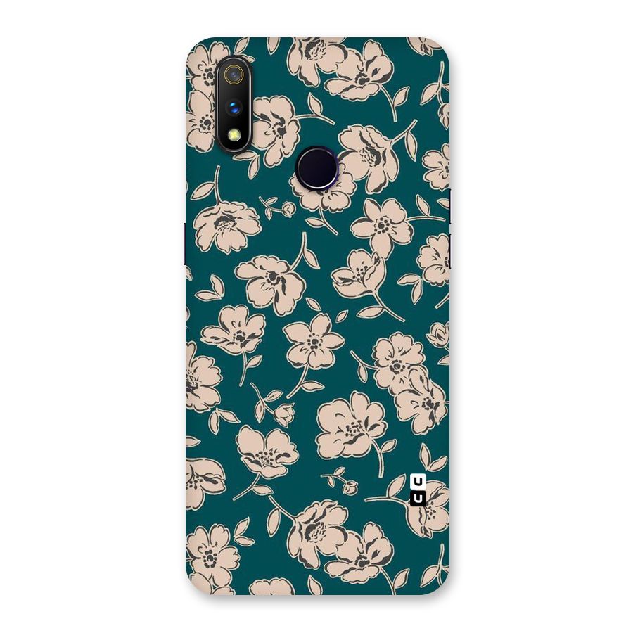 Beauty Green Bloom Back Case for Realme 3 Pro