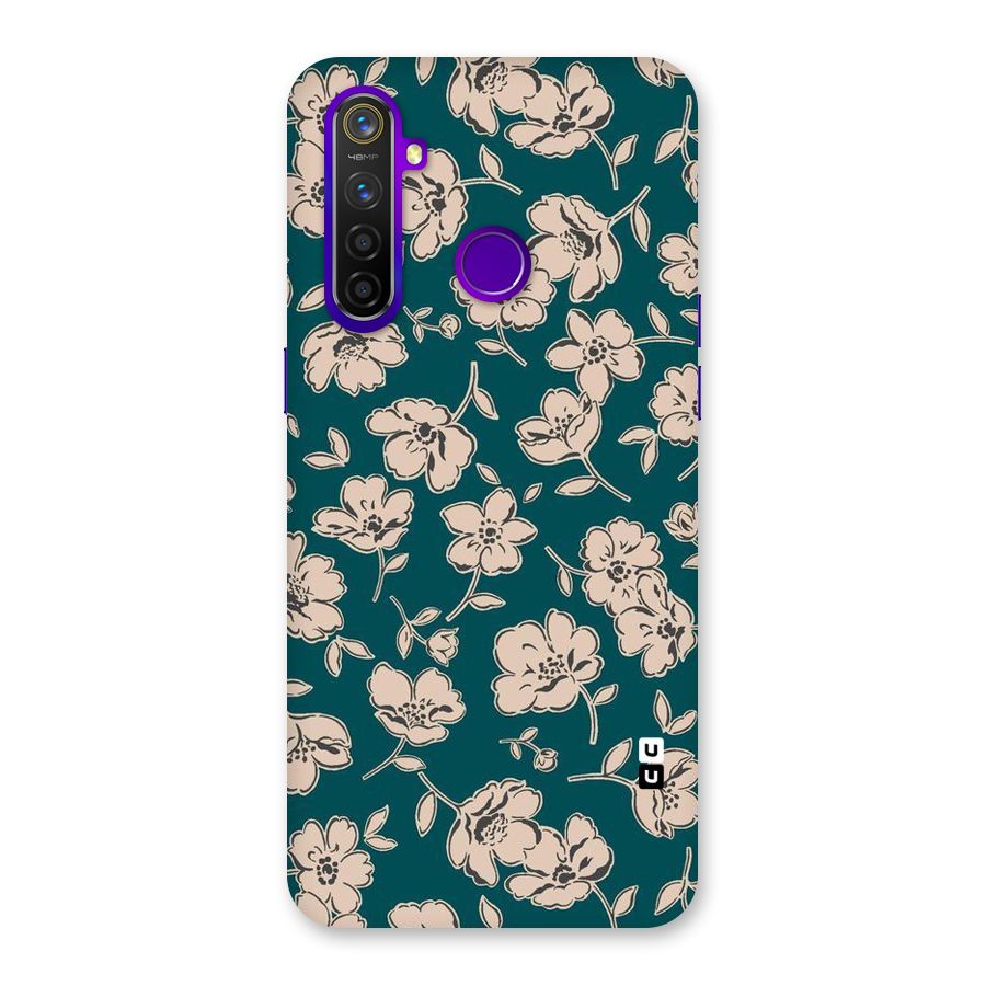 Beauty Green Bloom Back Case for Realme 5 Pro