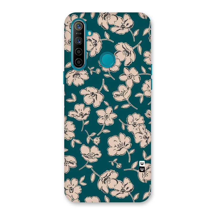 Beauty Green Bloom Back Case for Realme 5i