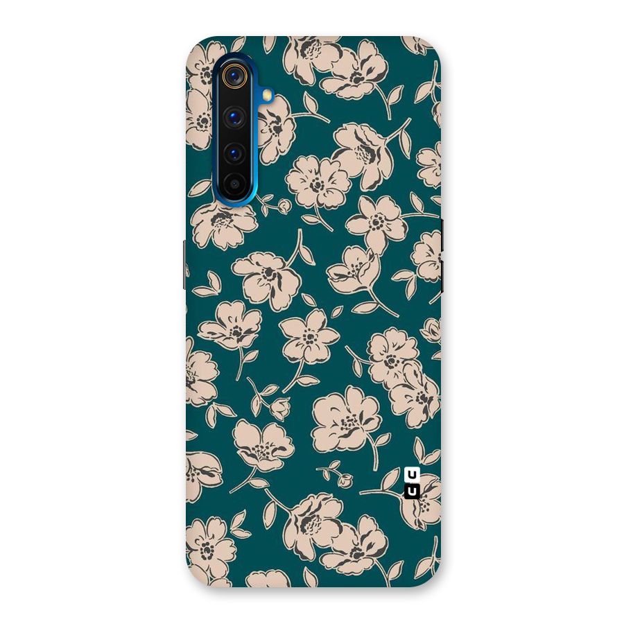 Beauty Green Bloom Back Case for Realme 6 Pro