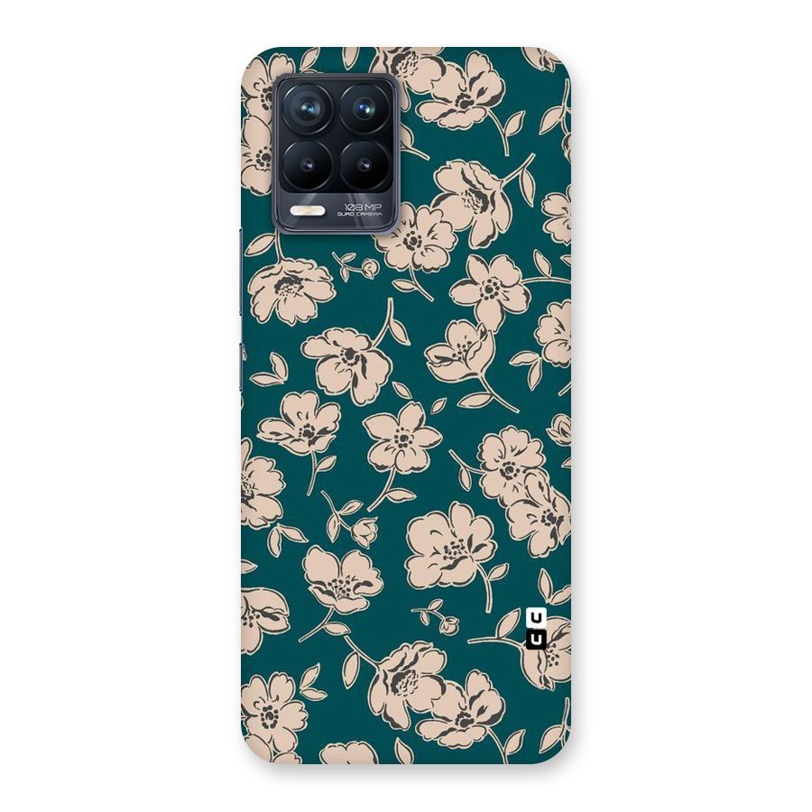 Beauty Green Bloom Back Case for Realme 8 Pro