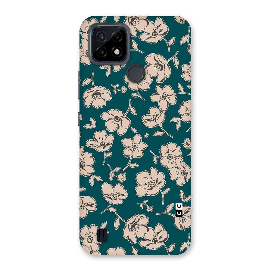 Beauty Green Bloom Back Case for Realme C21
