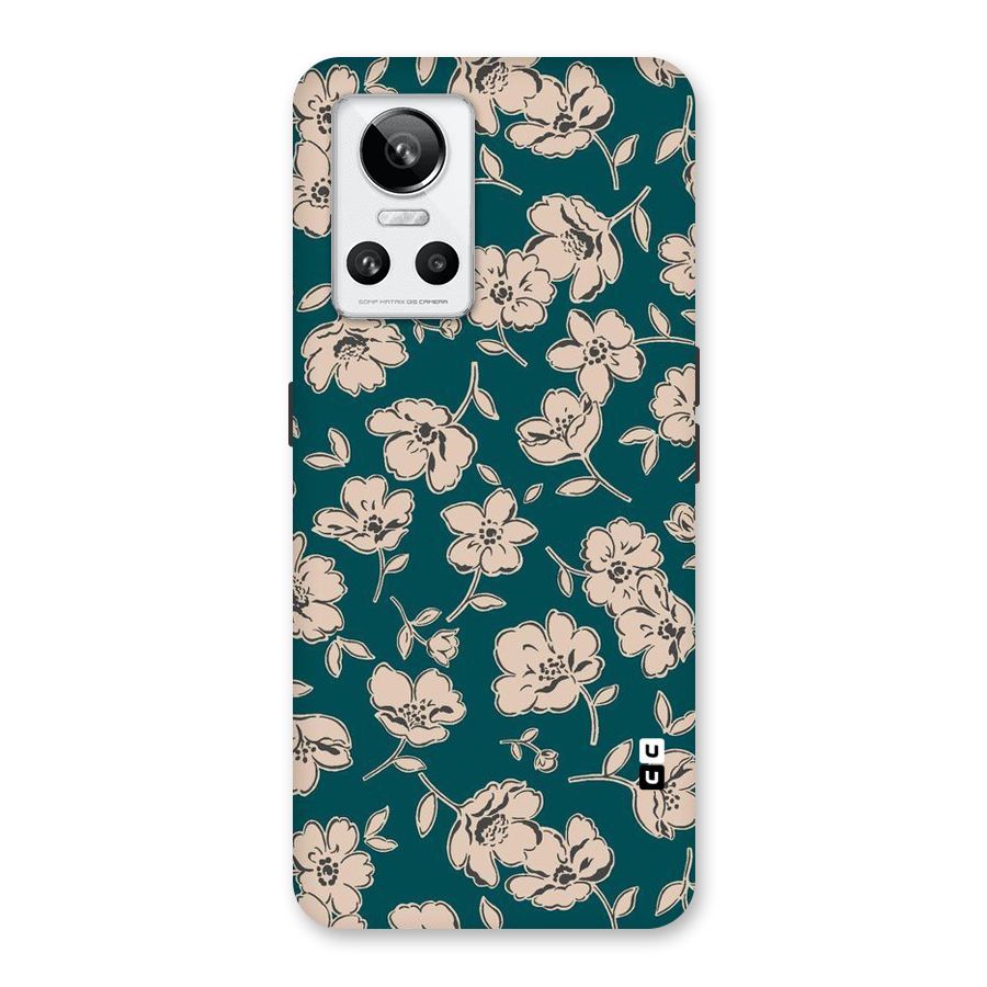 Beauty Green Bloom Back Case for Realme GT Neo 3