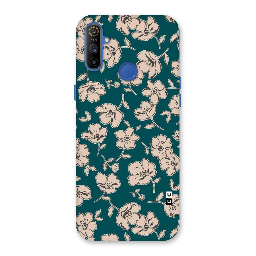 Beauty Green Bloom Back Case for Realme Narzo 10A