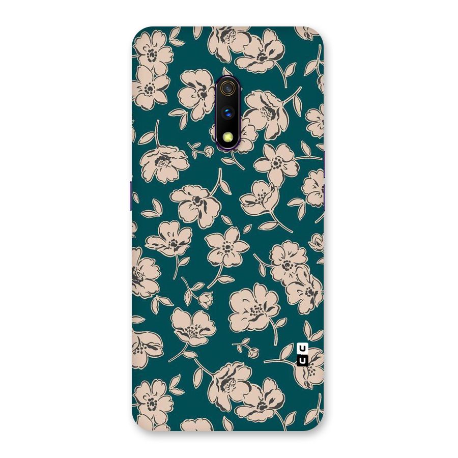 Beauty Green Bloom Back Case for Realme X
