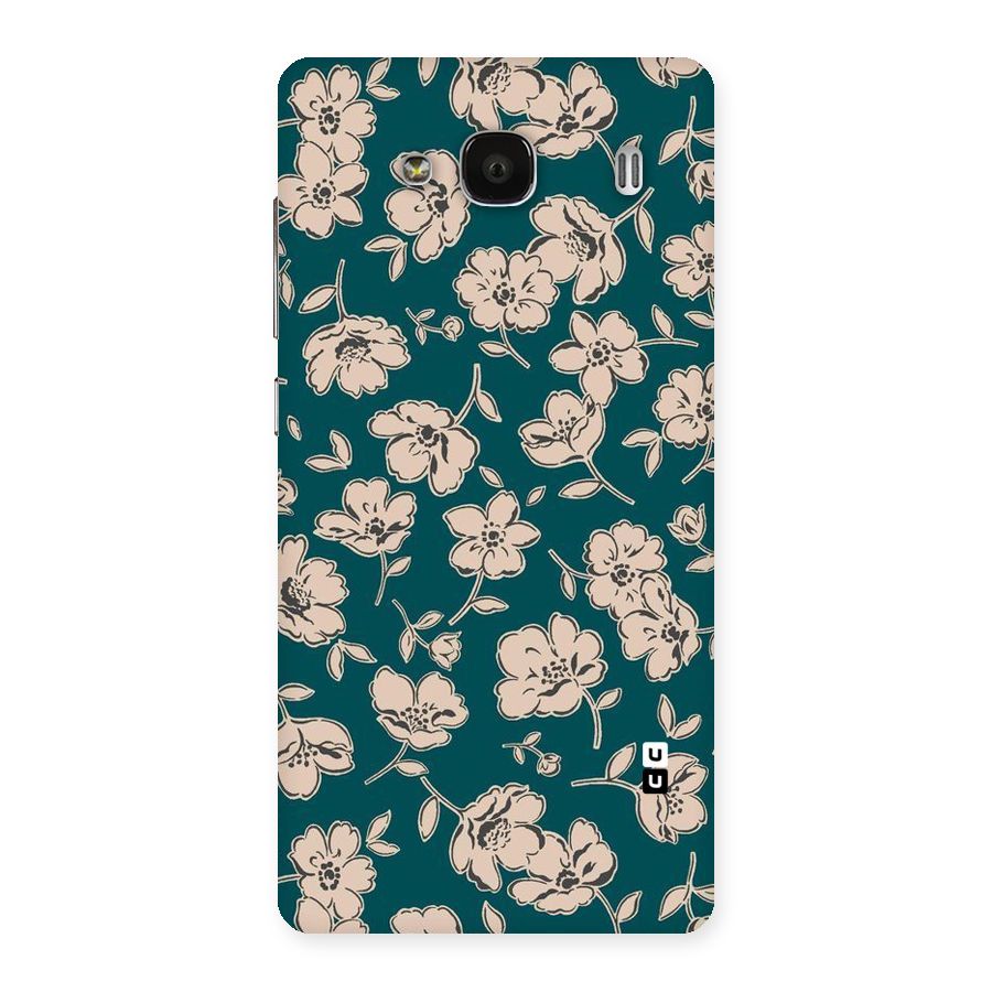 Beauty Green Bloom Back Case for Redmi 2s