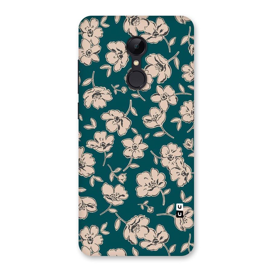 Beauty Green Bloom Back Case for Redmi 5
