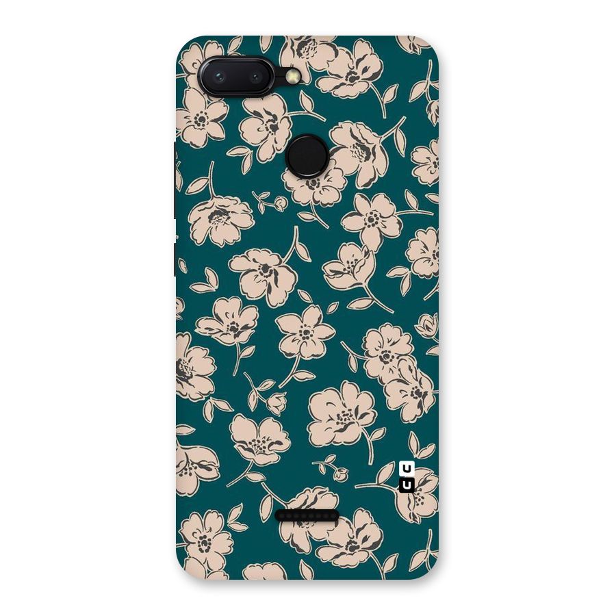Beauty Green Bloom Back Case for Redmi 6