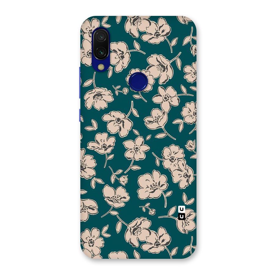 Beauty Green Bloom Back Case for Redmi 7