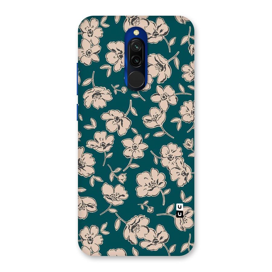 Beauty Green Bloom Back Case for Redmi 8
