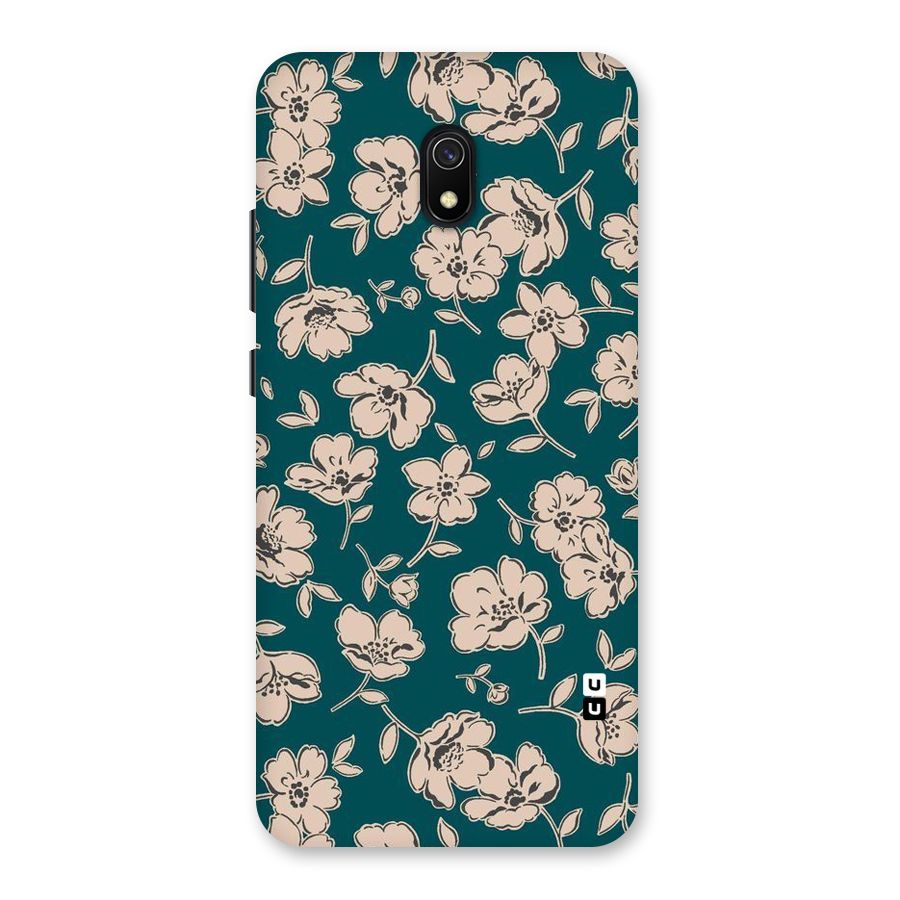 Beauty Green Bloom Back Case for Redmi 8A
