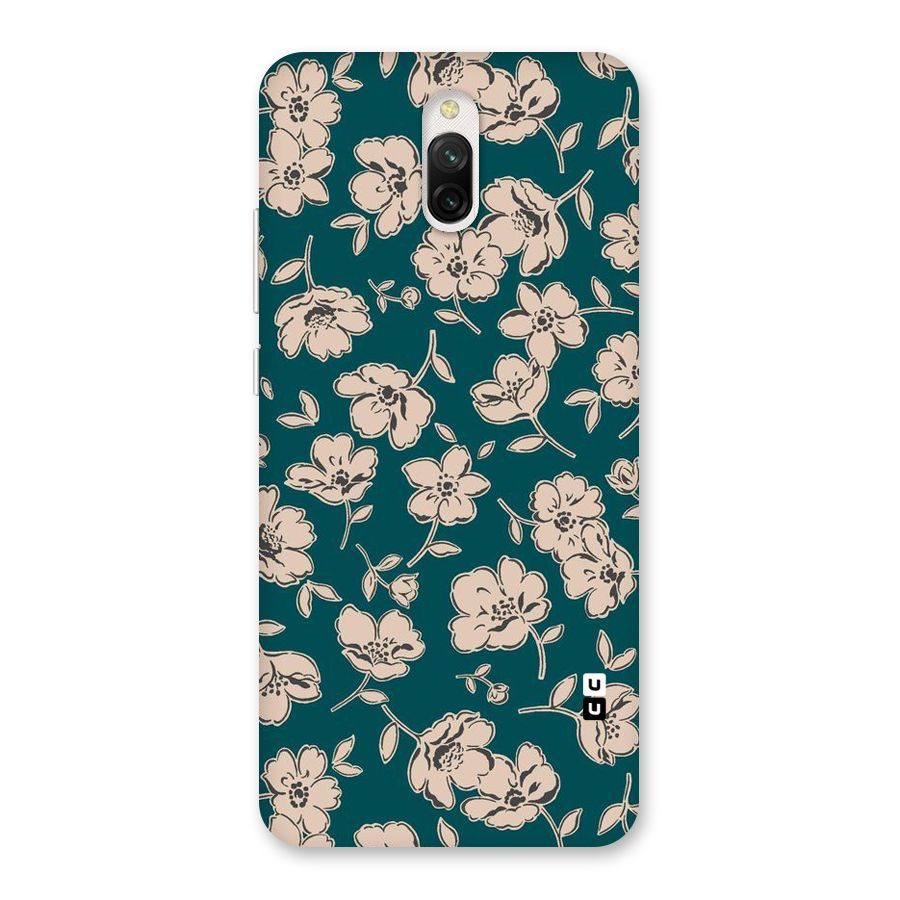 Beauty Green Bloom Back Case for Redmi 8A Dual
