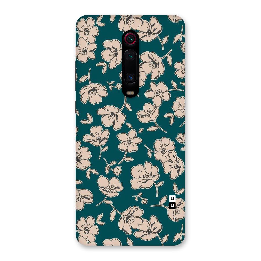 Beauty Green Bloom Back Case for Redmi K20