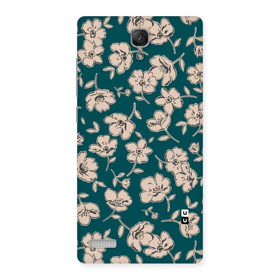 Beauty Green Bloom Back Case for Redmi Note