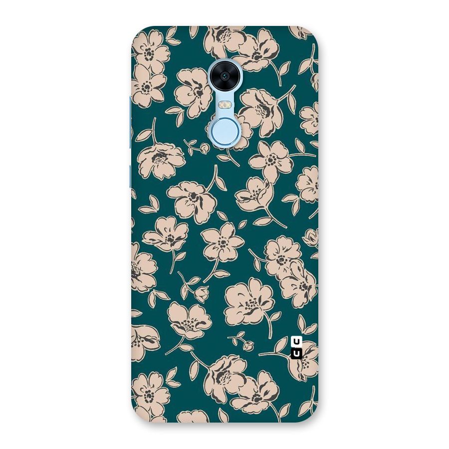 Beauty Green Bloom Back Case for Redmi Note 5