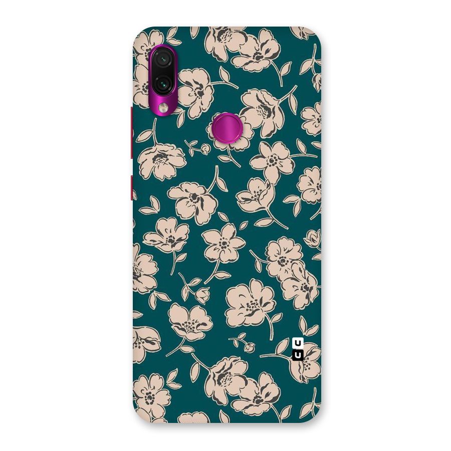 Beauty Green Bloom Back Case for Redmi Note 7 Pro