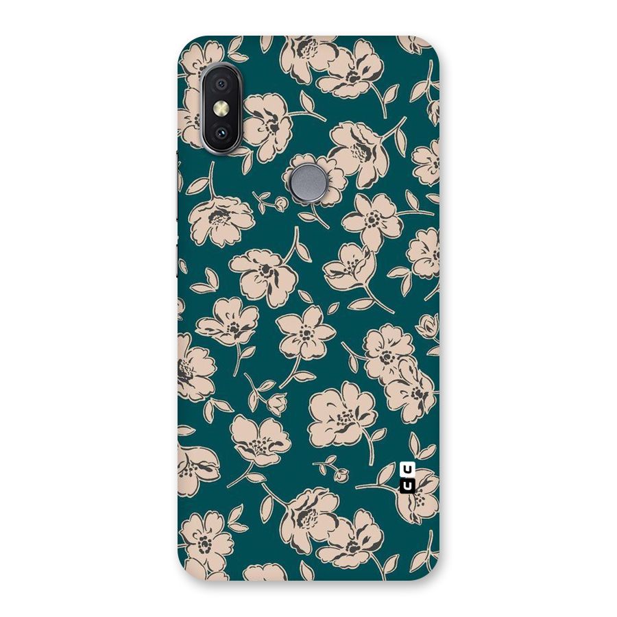 Beauty Green Bloom Back Case for Redmi Y2