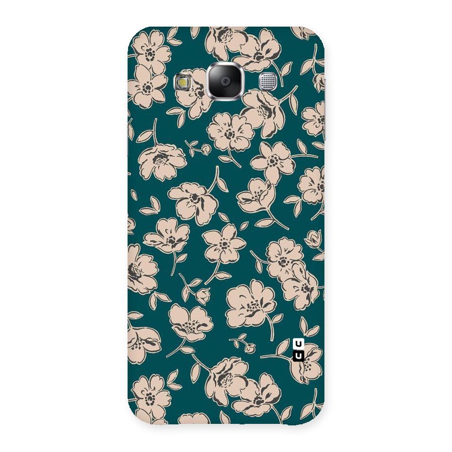 Beauty Green Bloom Back Case for Samsung Galaxy E5